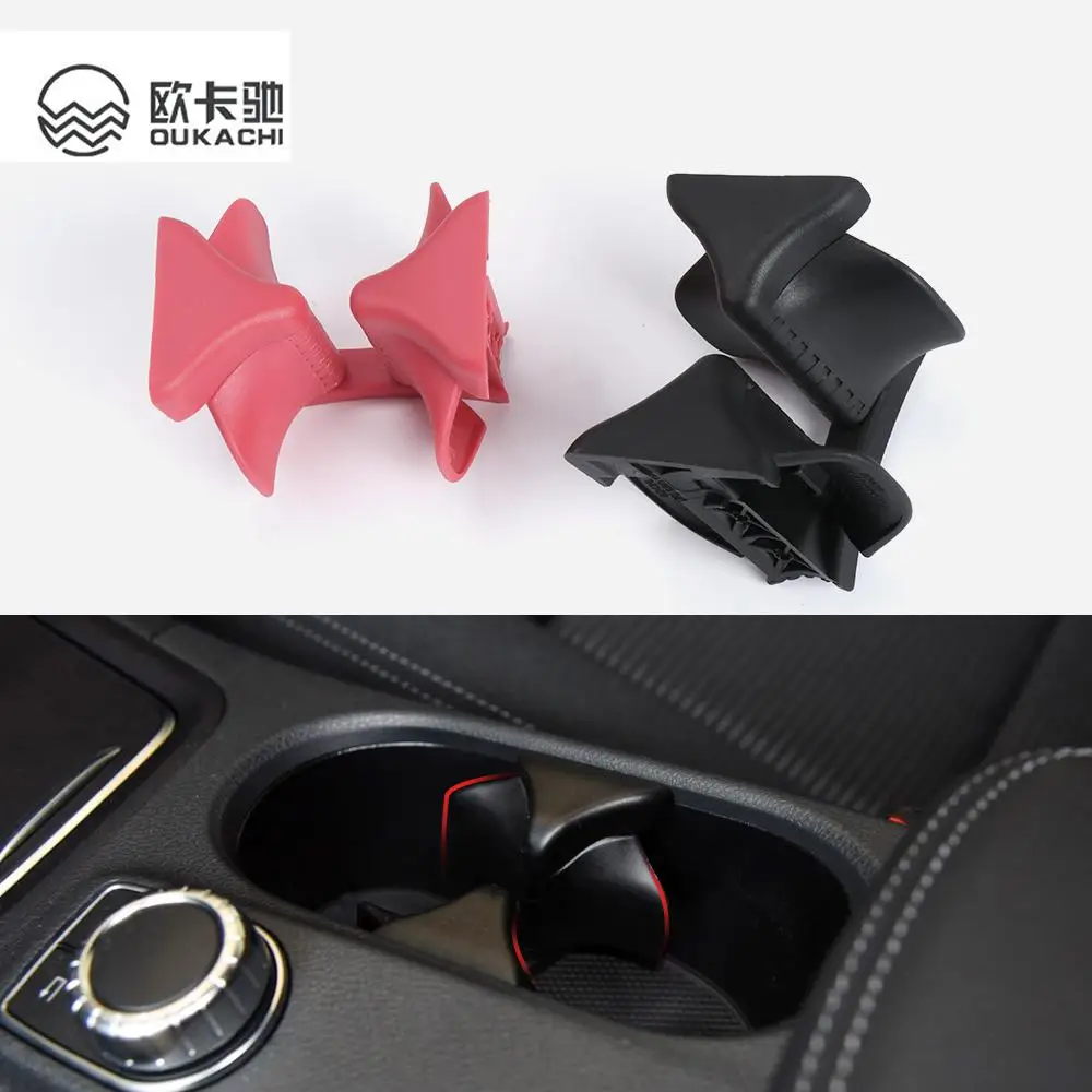 

Armrest Box Center Console Cup Holder Insert Divider for Mercedes -Benz A Class W176 GLA W156 W117