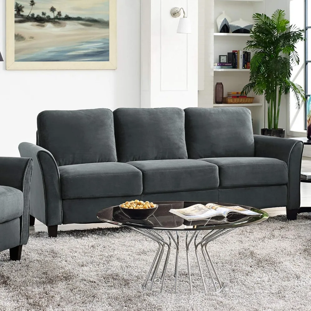 

Austin Sofa, 80.7" W x 31.1" D x 32.3" H, Dark Grey
