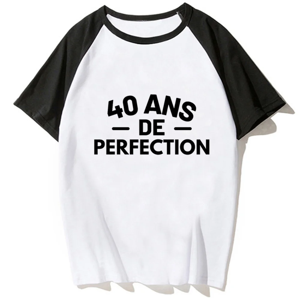 

40 Ans 40th Years Birthday Tee men manga graphic streetwear top boy designer harajuku graphic clothes