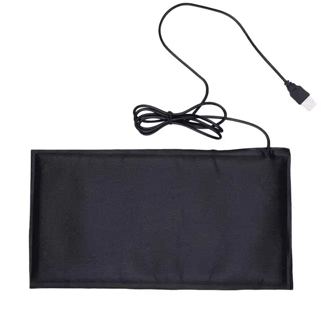 Legújabb Kisállat -Fűtőpad Hüllőhevító Pad Usb Fűtési Lap Szénszálas Fűtőpad Bw - Image 2