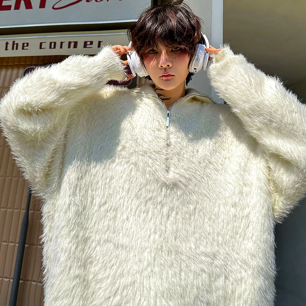 Рисунок 3 - Мужской вязаный свитер на молнии Y2K