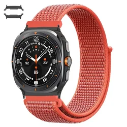 Nylon Adjustable Sports Loop Wristband - Galaxy Watch Ultra (22 Apricot peach)