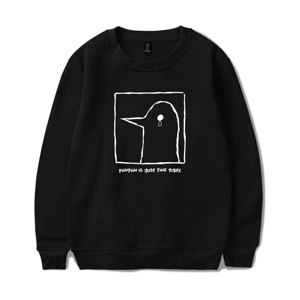 

Oyasumi PunPun Is Just Fine Today O-Neck Sweatshirts Women Men Long Sleeve Fashion Pullover Clothes