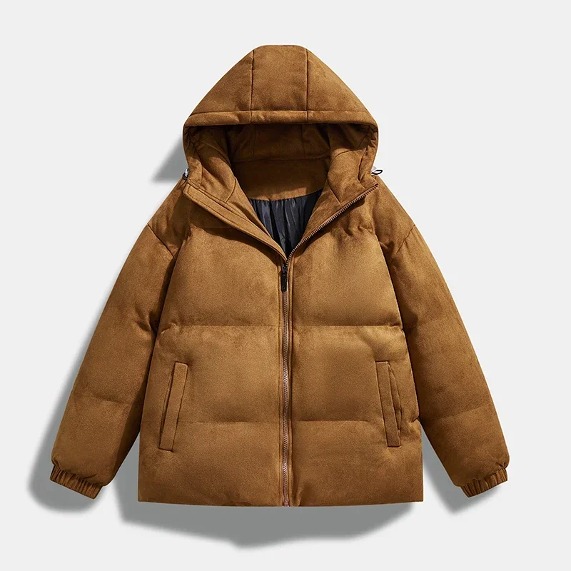 Winter Deer skin velvet Jacket Men's Trendy Brand Thickened Warm