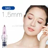 100pcs/box Tattoo Needle 34g needles 1.5mm 2.5mm 4mm For Beauty injection syringe filler Safety  Needle Hand Tool Parts 4
