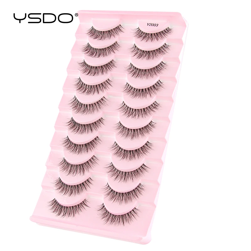 Mink 3D False Eyelashes Black Full Strip Lashes Makeup