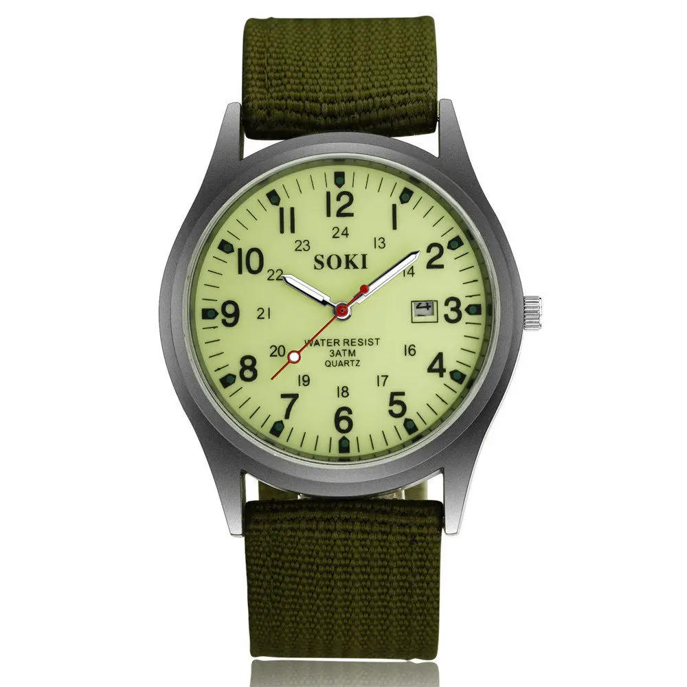 Orologi da polso al quarzo impermeabili in nylon da uomo 30 m Orologio di lusso da uomo Designer Brand Famoso orologio da lavoro maschile Smart Saat Erkek - Image 4