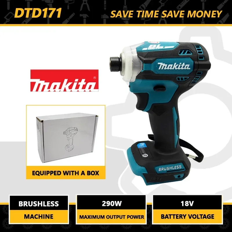 Makita Brushless Electric Tools DTD171 Cordless Impact Driver, Motor Bare Tool power tmakita 18v toolools Makita power tools 5