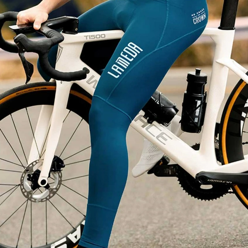 Lameda Cycling Trousers Mens Bike Pants 15-30 ℃ Cycling Long Pants Breathable and Stretchy Trousers sport jogging trousers