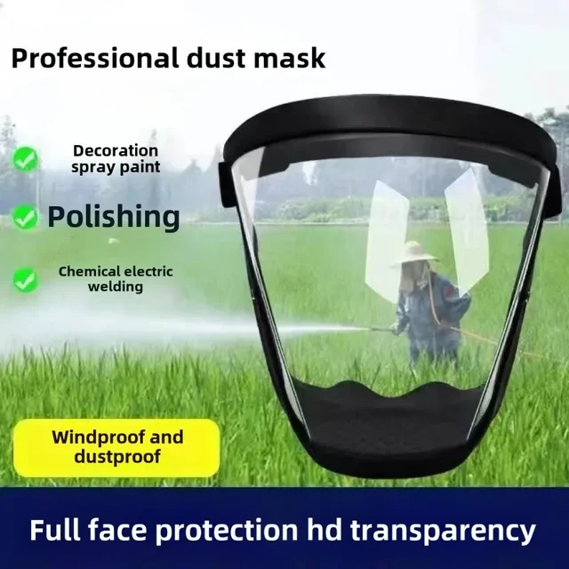 Lunettes de protection intégraux HD Anti-buée, Anti-poussière, Anti-gouttelettes, Anti-fume, Pesticide, masque de protection pour soudage électrique 1