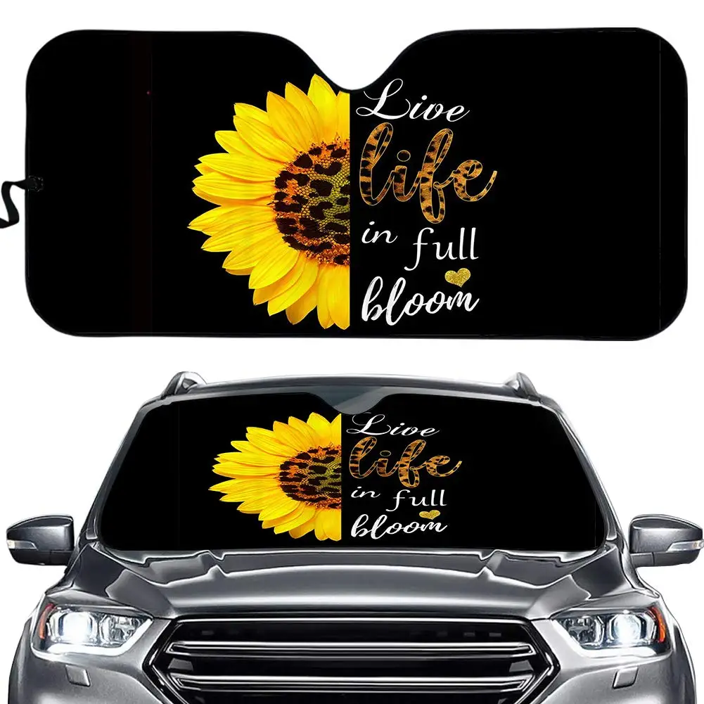

Sunflower Car Sun Shade, Lobster Windshield, Lobster Family Sunshade, Lobster Car Accessories, Car Decoration, Gift For Dad, Mom