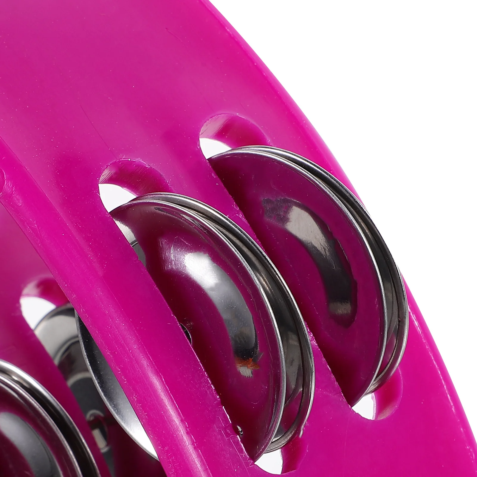 Half-moon Tambourine Handheld Percussion Instrument Musical Party Tambourine tambourine instrument handle jingle bell
