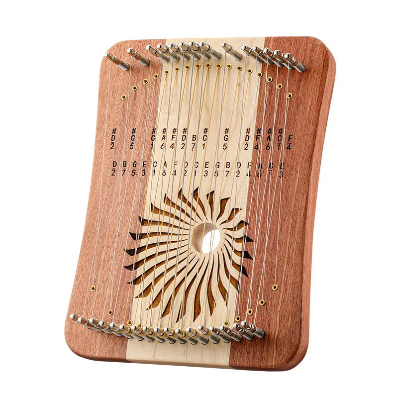 Hluru Lyre 31 17 Strings Harp Lyre Professional Fingerplay 17 31 Strings Harp Piano Beginner Portable Instrument