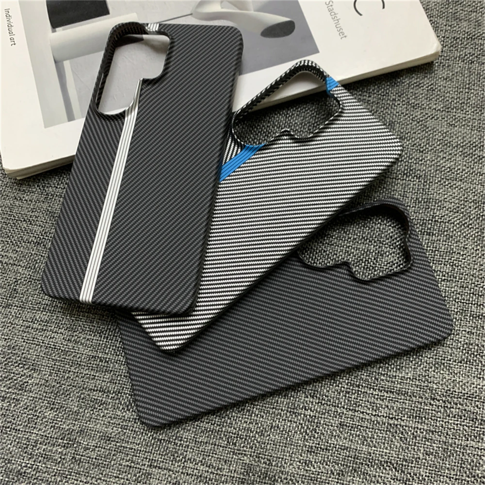 Ultra Slim Carbon Fiber Luxury Thin Business Armor Cover