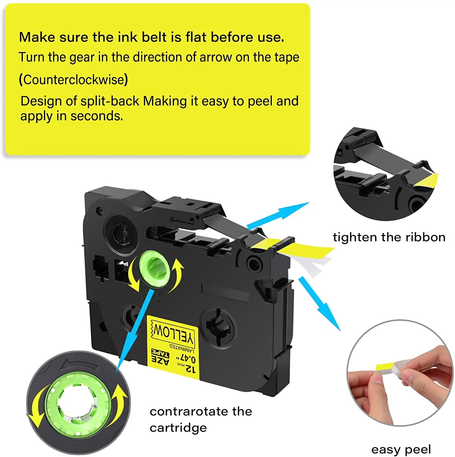 p-touch, d210, h100, h110, d600, d400, 10 peças
