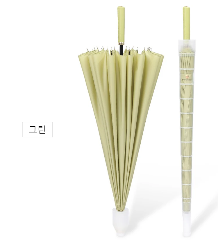 24 Bone Long Handle Business Umbrella Automatic Large Car-mounted Long Handle Umbrella Rainstorm Special Straight