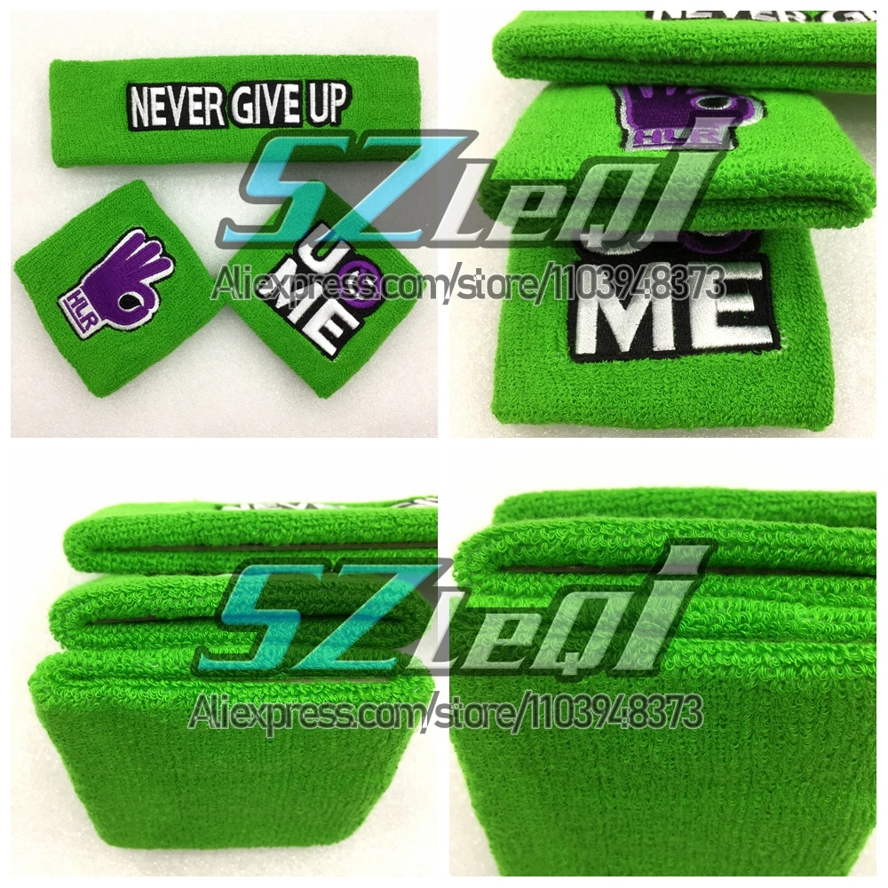 Description Picture 6 of item2024 Fitness Running Cycling Sweatband For JOHN CENA Sweat Headband Elastic Breathable Yoga Hair Bands Head Wrestling Sweat Band
