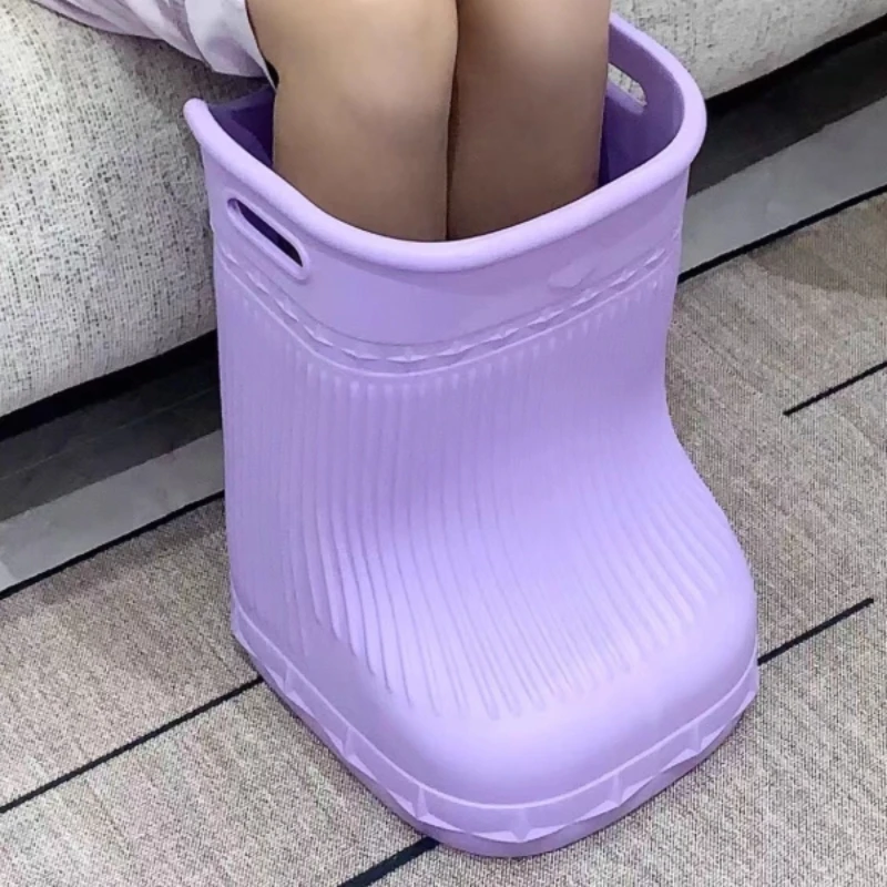 Foot soaking bucket massage bucket  environmentally friendly over the knee heat-resistant household use for adults and children