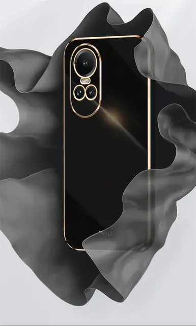 Funda Oppo Reno 10 Pro 5G CPH2525, carcasa de silicona a prueba de golpes  con revestimiento 6D, parachoques trasero de TPU, funda suave para Oppo  Reno 10 5G CPH2531 - AliExpress