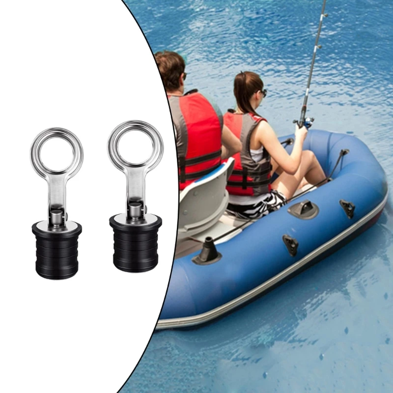 

Boats Drain Plug 25/32mm Rubber T-Shaped Handle Drain Screw Deck Drain Plug F19A