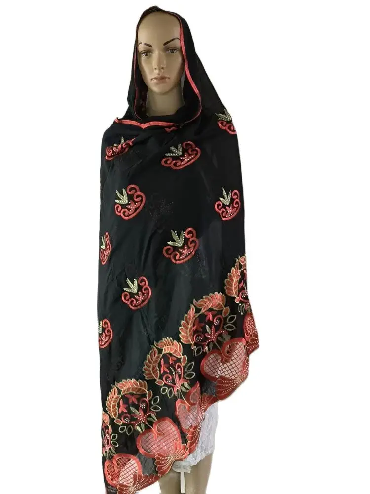 2023 High Quality Hot Sales African Muslim Scarf 100% Cotton Scarf African Women Hijab Scarf Dubai Scarf on Wholesale price sale