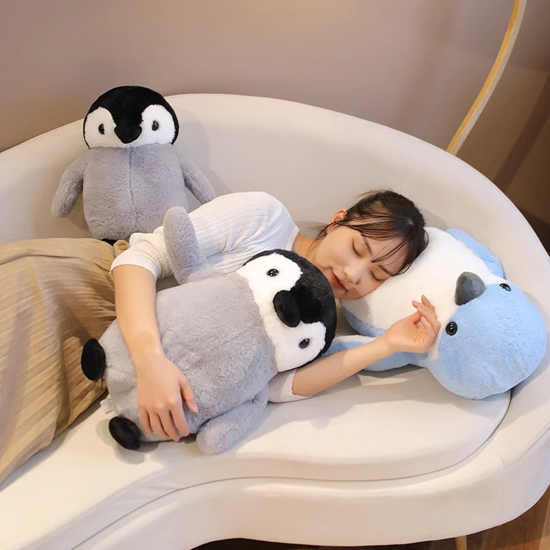 Cute Penguin Plush Toy Soft Stuffed Animal Pillow