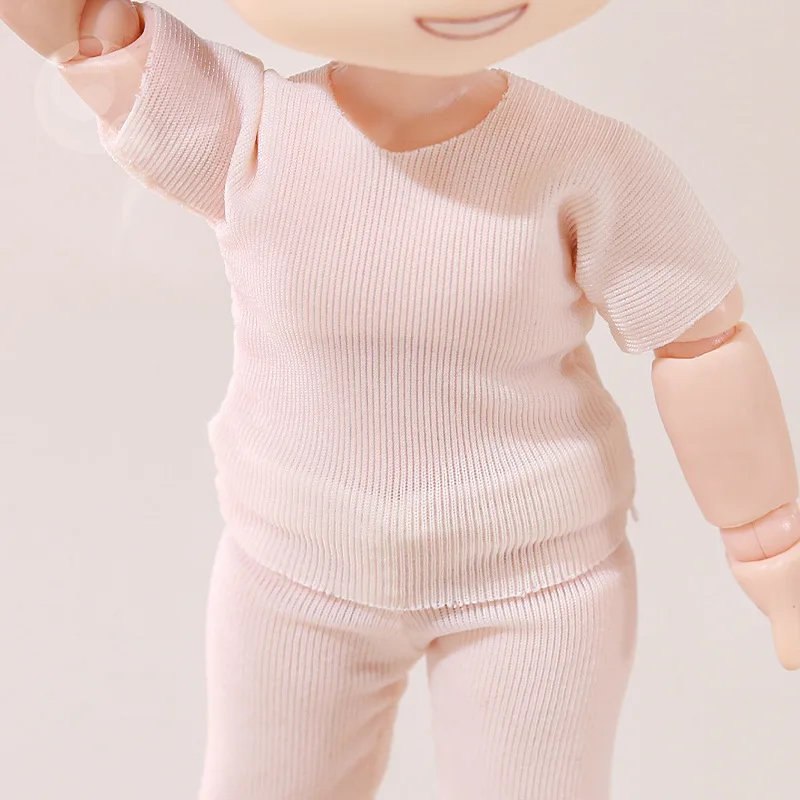 Ob11 Doll Anti Dyeing Clothes Doll Underlay High Stretch T-Shirt Suit For Nendoroids Obitsu11 Molly Ymy Gsc 1/12 Bjd Doll 3