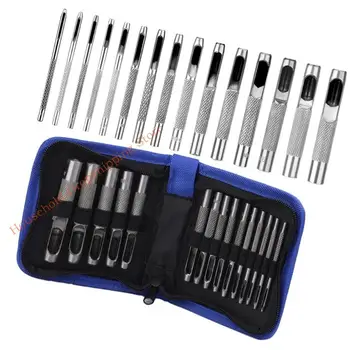 Strumento per punzoni in pelle con perforatrice tonda in lega resistente per lavorazione della pelle 85AD