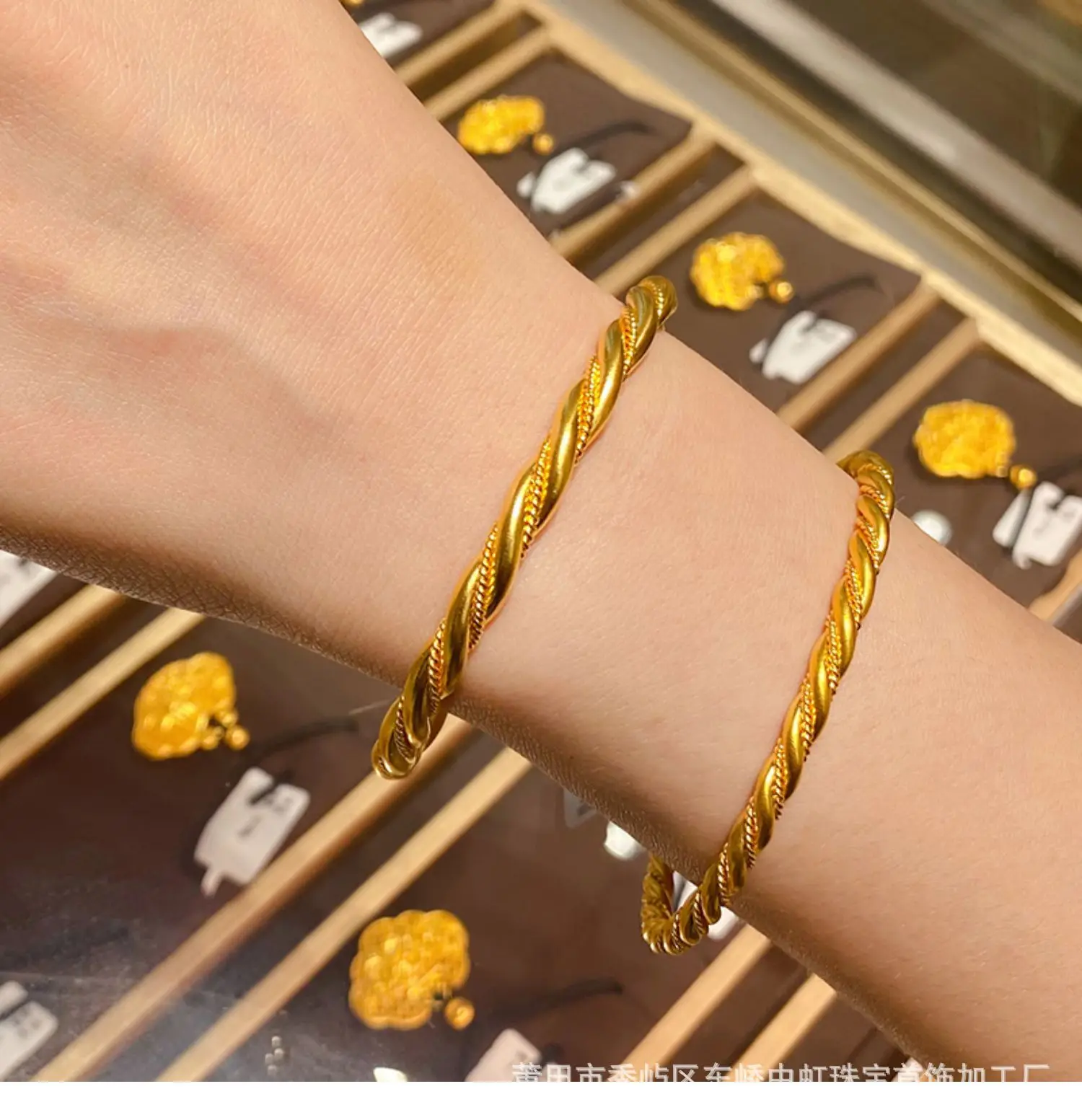 real gold bracelet