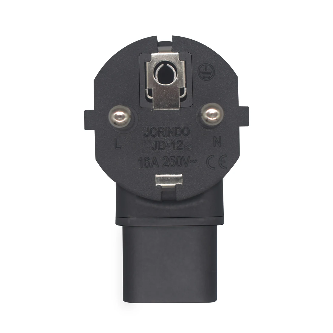 JORINDO EU4.8MM TO IEC320 C13 AC Plug Converter,German standard plug to C13 Power conversion plug16A/250V