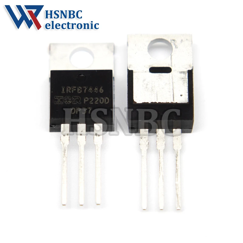 10Pcs/Lot IRFB7446 IRFB7446PBF TO-220 123A 40V MOSFET N-Channel Power Transistor New Original