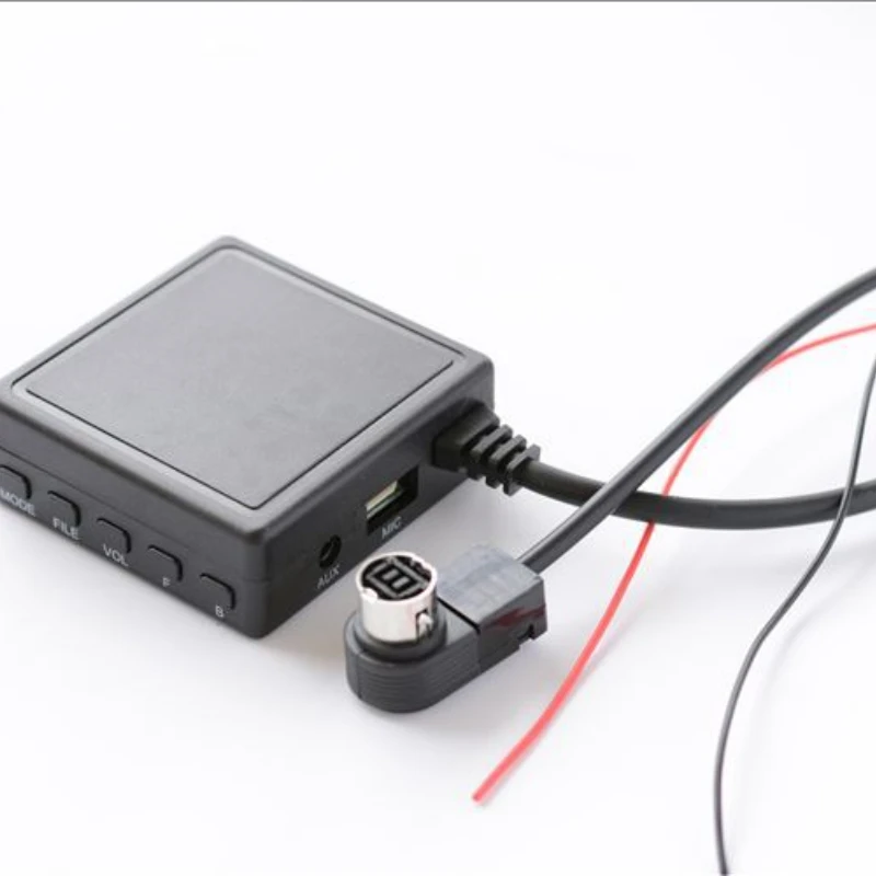 

Car Bluetooth 5.0 AUX USB Music Adapter Wireless Audio Cable Microphone Adapter For Alpine Ai-NET JVC KS-U58 PD100 U57 Accessory