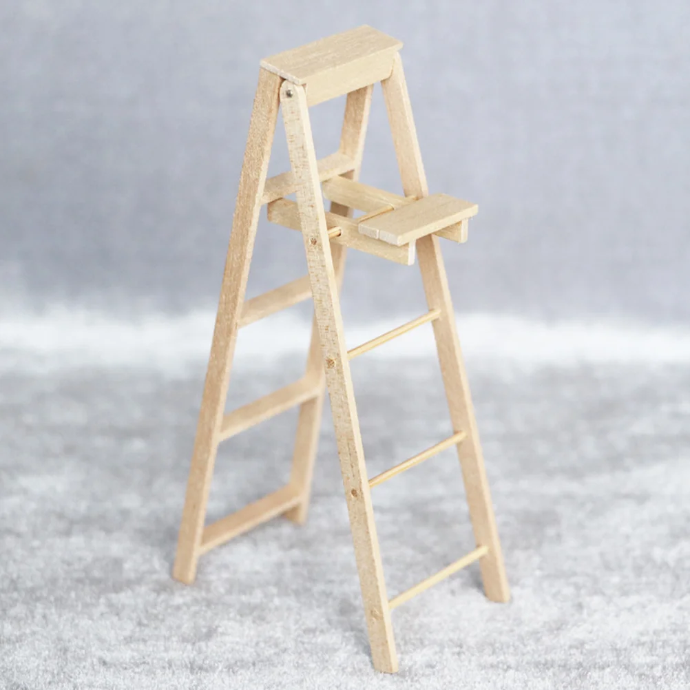 

Small Furniture House Micro Ladder Ladders Birch Landscape Miniature Model
