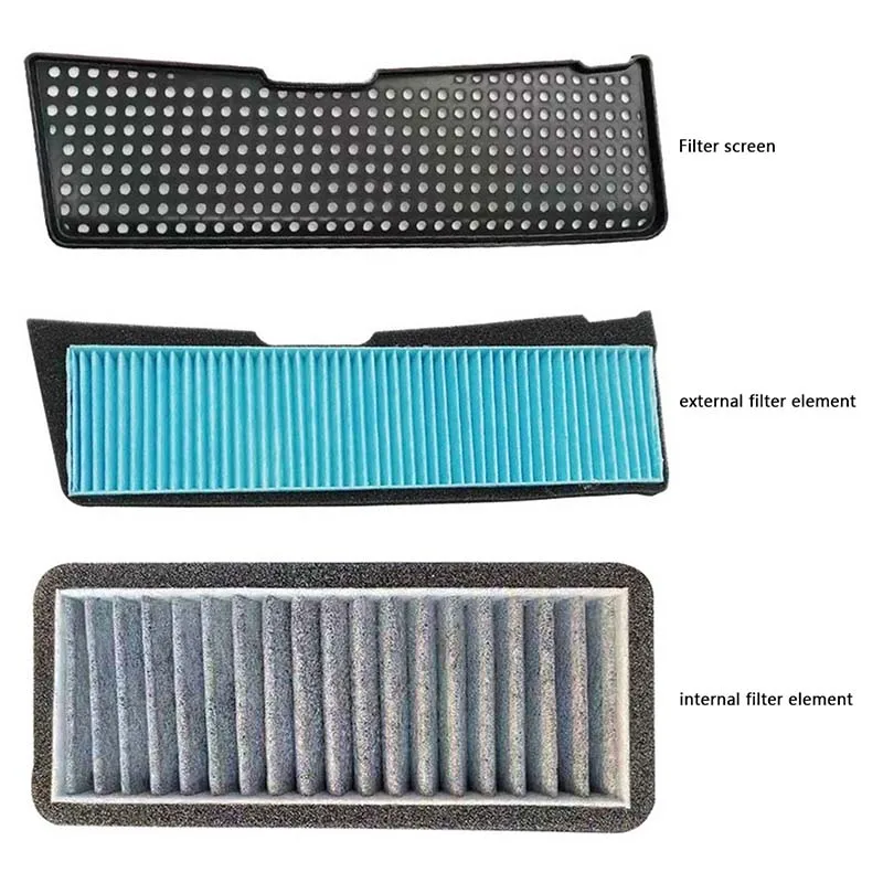 Tesla Model 3 Car Intake Air Filter Melt Blown Fabric Flow Vent Cover Trim Dust Prevention Intake Cover