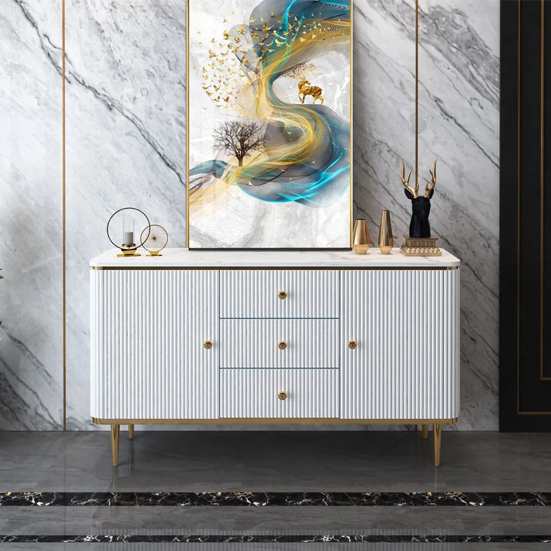 

Modern marble Sideboards Buffet Tables with cabinet for dining room furniture