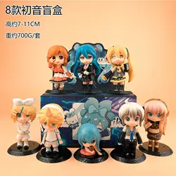 Hatsune Miku Anime Girl Collectible Figure Blind Box - Surprise Gift Toy with Display Storage - 9cm (Random1)