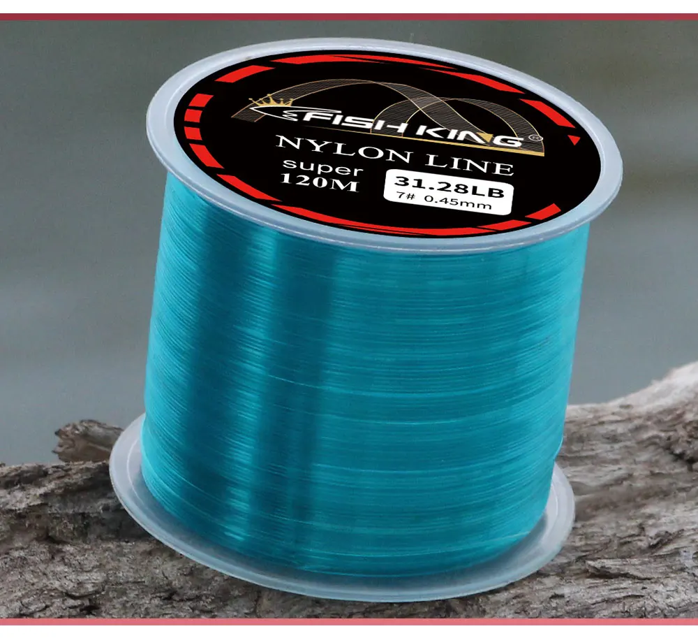 NGB 120M Nylon Angelschnur 5 Farben 4,13LB-34,32LB 1,88-15,6kg Karpfenschnur Extra Starke Monofilament Meeres-Angelschnur Japan – Detail 17