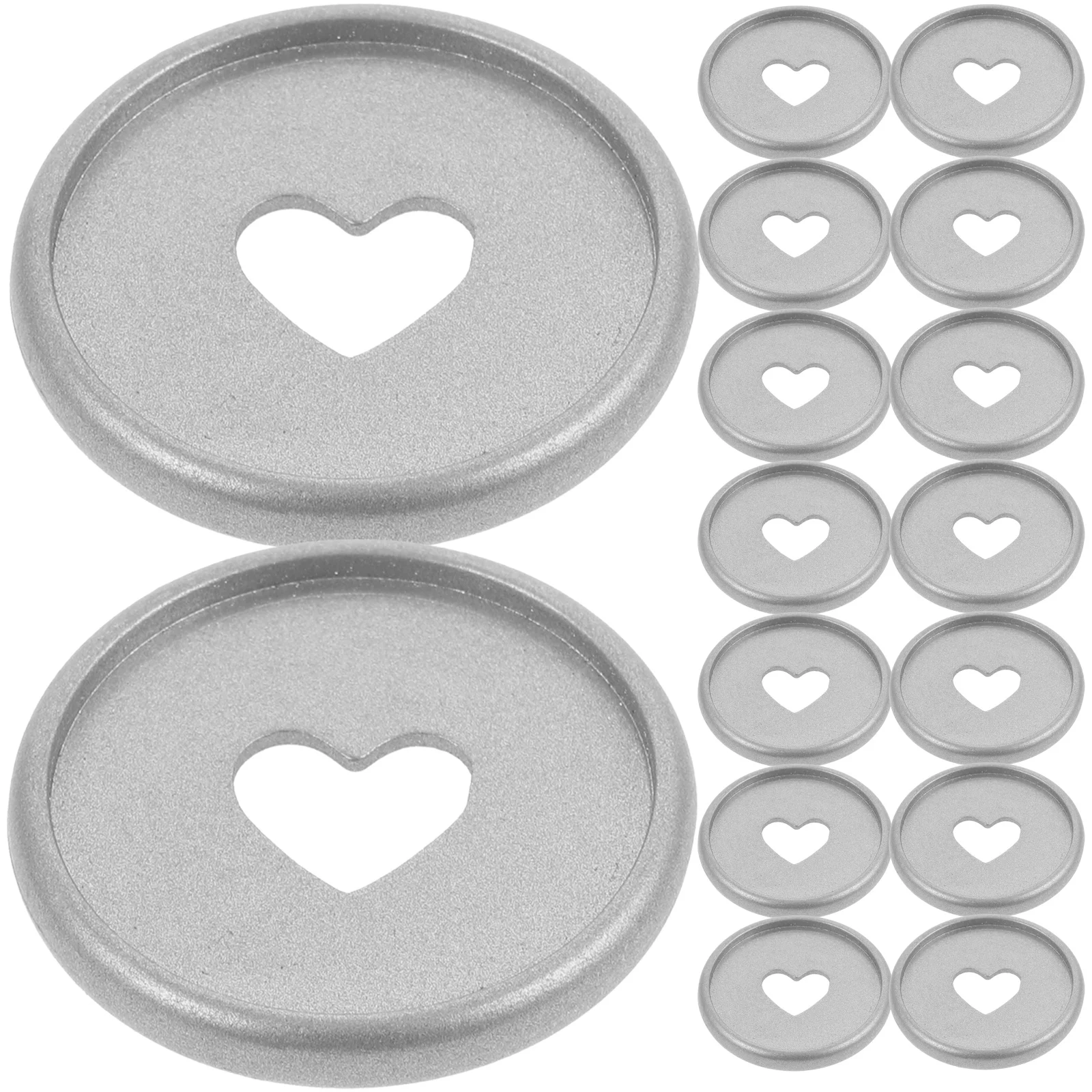 

24pcs Loose Leaf Binder Discs Heart Binding Discs Rings for Planners Book