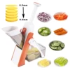 5 in 1 Multifunctional Vegetable Cutter Household Kitchen Radish Grater Slicer Shredded Garlic Cutter Kitchen Tools Accessories 3
