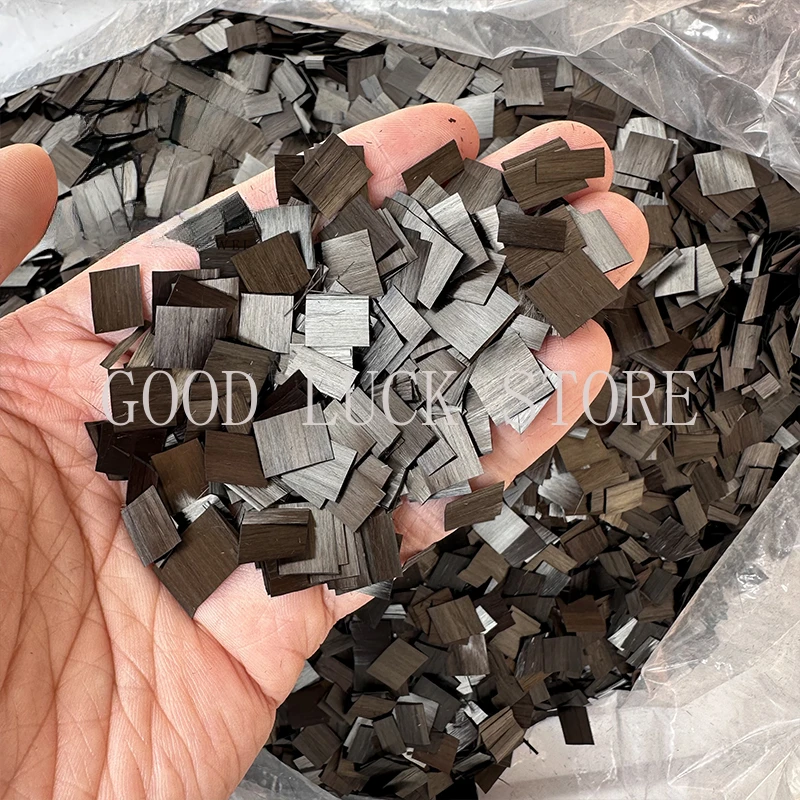 5/10/15/20mm  Chopped Carbon Fiber Short Cut Forging Pattern Car Repair Parts Material 500g