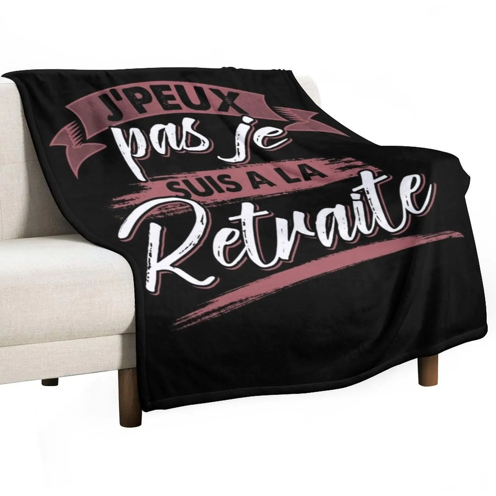 

Maillot J'Peux Pas Je Suis A La Retraite Humour Retraité Throw Blanket Large Cute Luxury Brand anime Blankets