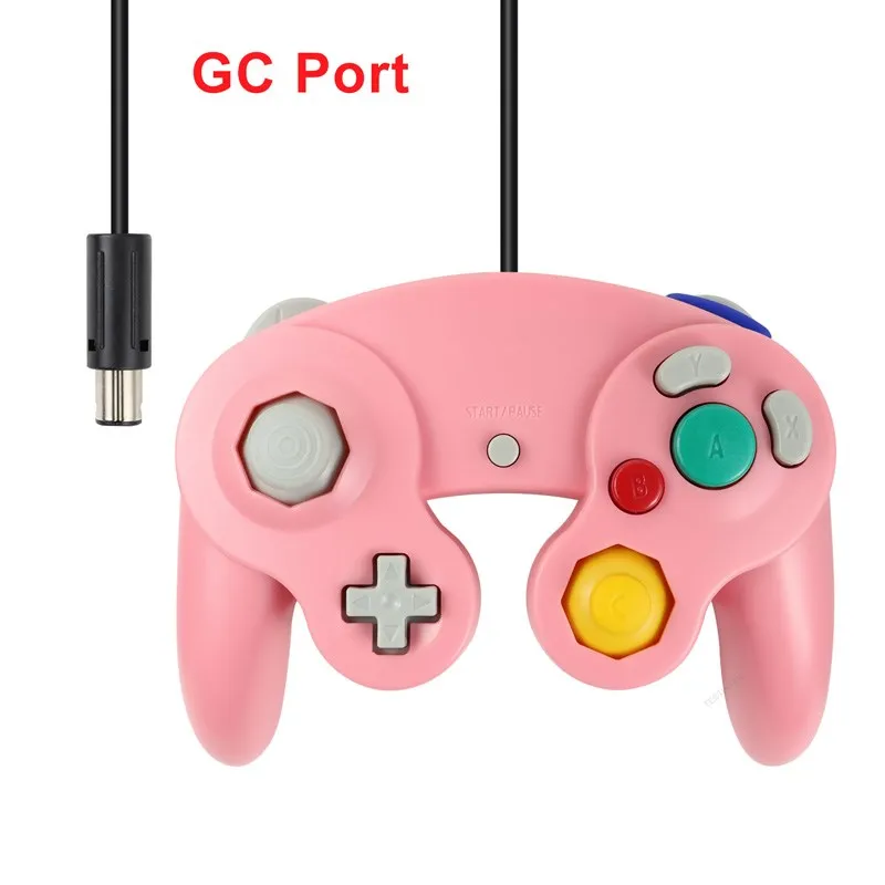 For Gamecube Controller USB Wired Handheld Joystick Compatible Nintend For NGC GC Controle For MAC Computer PC Gamepad 