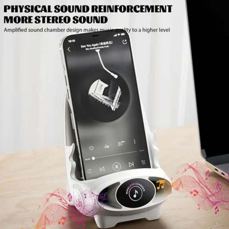 Phone Charger Stand Mini Chair Wireless Fast Charger Multifunctional Phone Holder Desk Horizontal Charg Bracket Creative Mobile Phone Stand