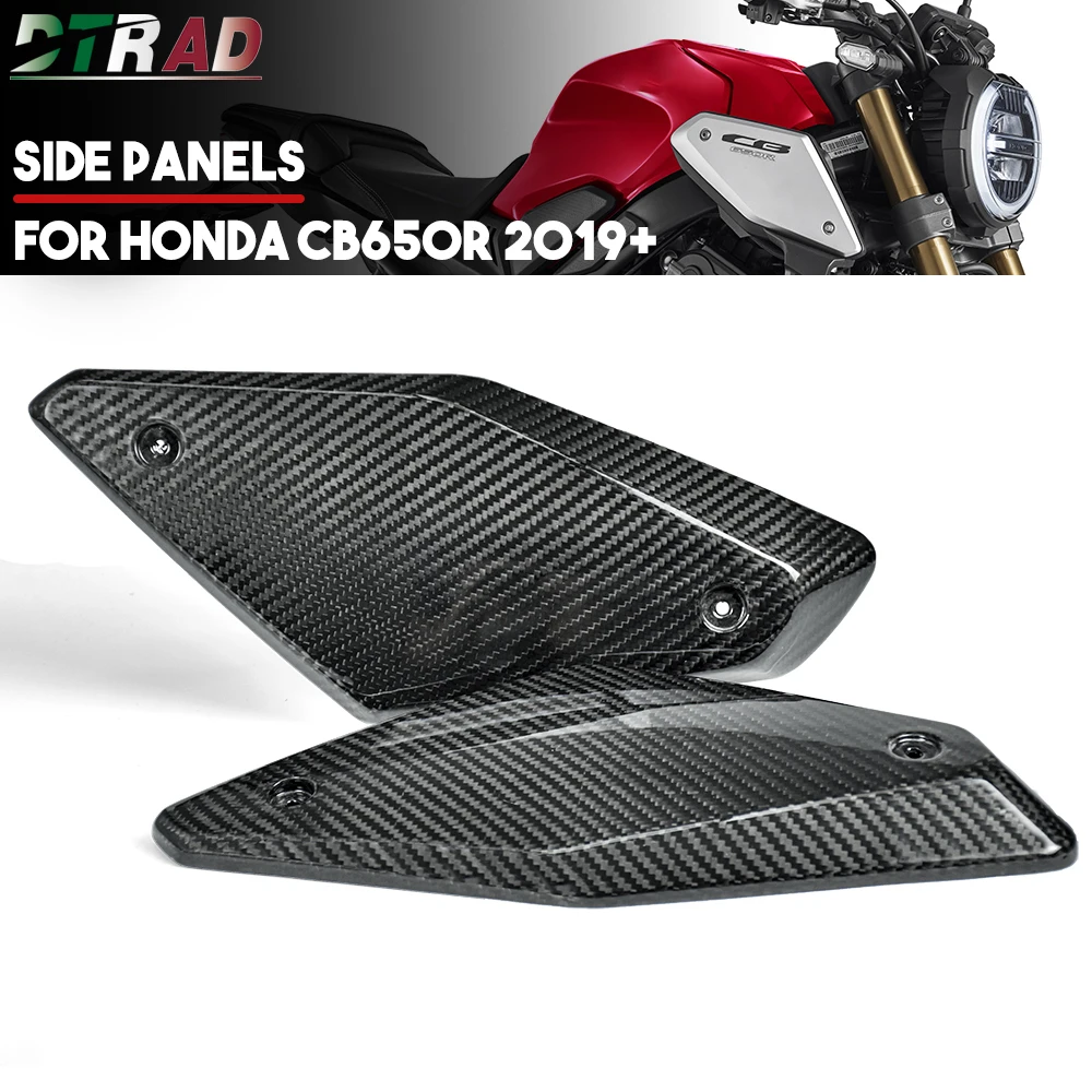 

CB 650R For HONDA CB650R 2019-2023 Accessories Carbon Fiber Air intake cover Tank Side Panels Fairing Motorcycle Modified Parts