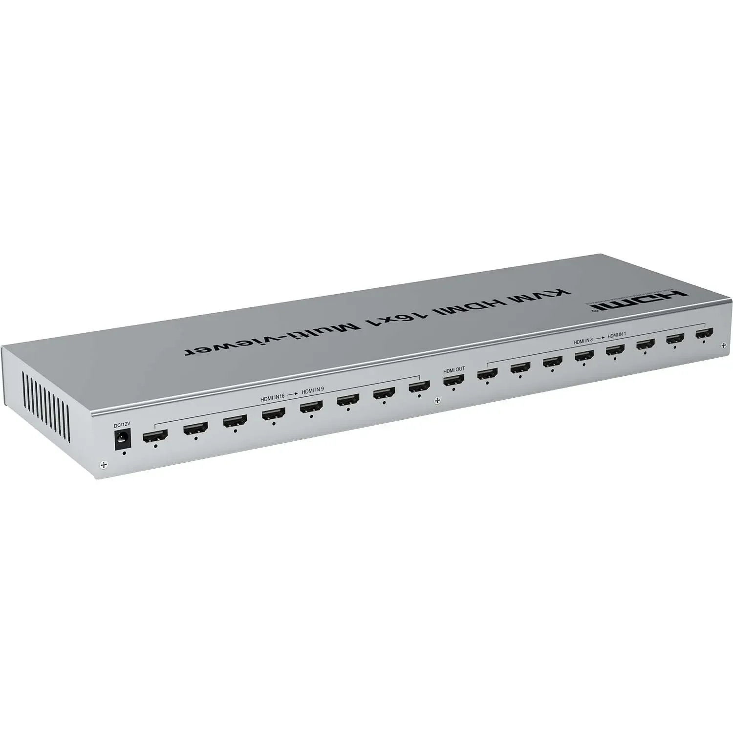 1080P 16x1 HDMI KVM 멀티뷰어, 마우스 키보드 지원, 16 in 1 아웃, 원활한 전환, 4x1, 6x1, 8x1, 2, 4, 6, 8, 16 채널 화면 분할기