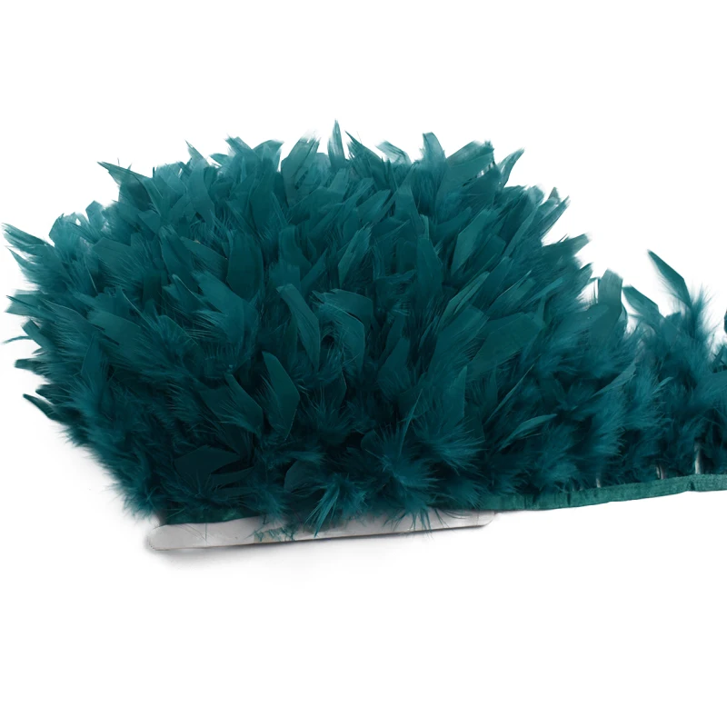 Turkey Feathers 10Meters for Clothes Dress Wedding Decoration