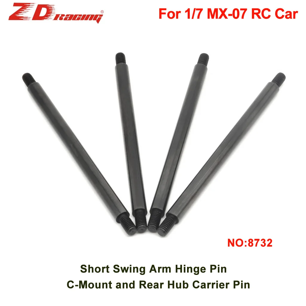 

4 шт. ZD Racing MX-07 1/7 RC автомобильный поворотный рычаг, шарнирный штифт для C-Mount и заднего ступицы, оригинальные запасные части