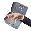 Metal Piggy Bank with Key Lock Money Box Money Saving Box Small Storage Box for Adults and Kids 5