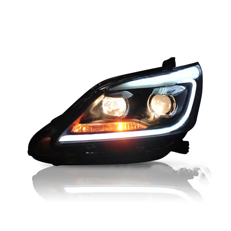

Автомобильные фонари, дневные ходовые огни для Toyota INNOVA 2012-2015 DRL, передняя фара, динамический сигнал поворота в сборе, переднее освещение