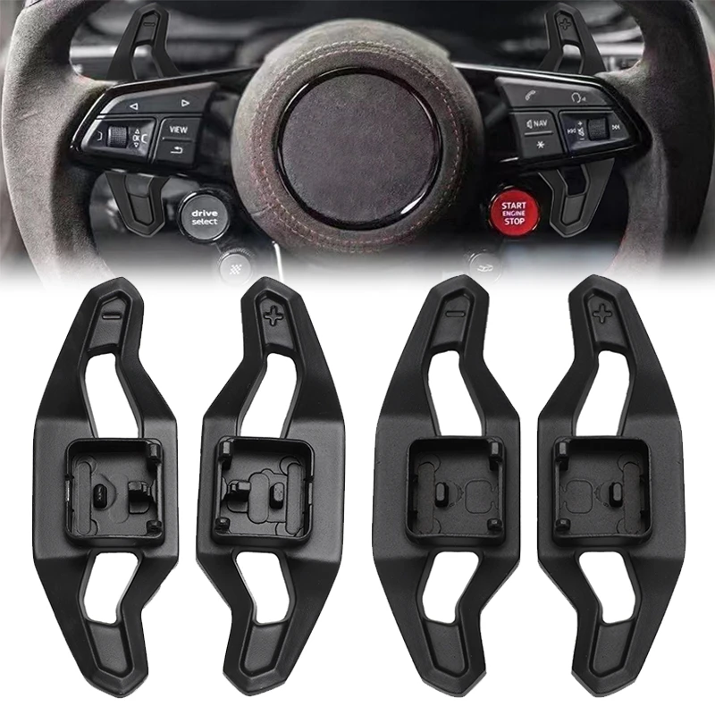 

Car Steering Wheel Shift Paddle Shifter Extended For Audi A3 S3 RS3 A4 B9 S4 RS4 A5 S5 RS5 A6 S6 A7 A8 S8 Q3 Q5 Q7 TT Aluminum